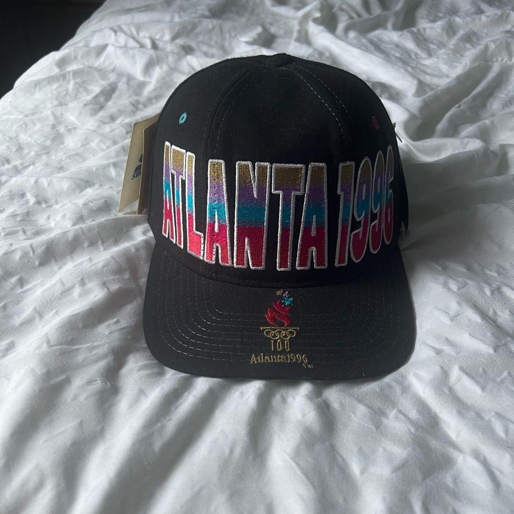 Vintage Atlanta 1996 Olympics Big Logo Starter Snapback The Right Hat Cap TAGS